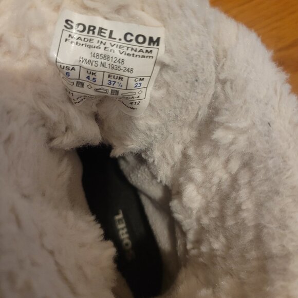 Sorel "Tivoli" Plaid Duck Waterproof Snow Boots, Brown Red | Size 6 EUC - Picture 3 of 5